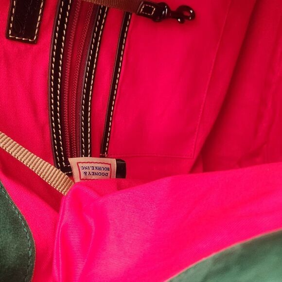 Dooney & Bourke Florentine Leather Twist Sac Shoulder Bag Teal - Picture 7 of 8